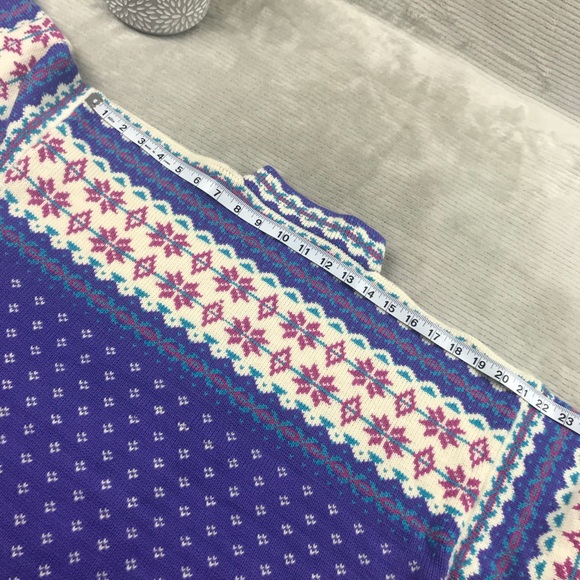 Vintage Stowe Woolens Mock Knit Wool Sweater - Picture 7 of 8